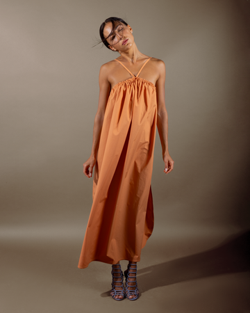 Corolina Dress in Organic Cotton Poplin