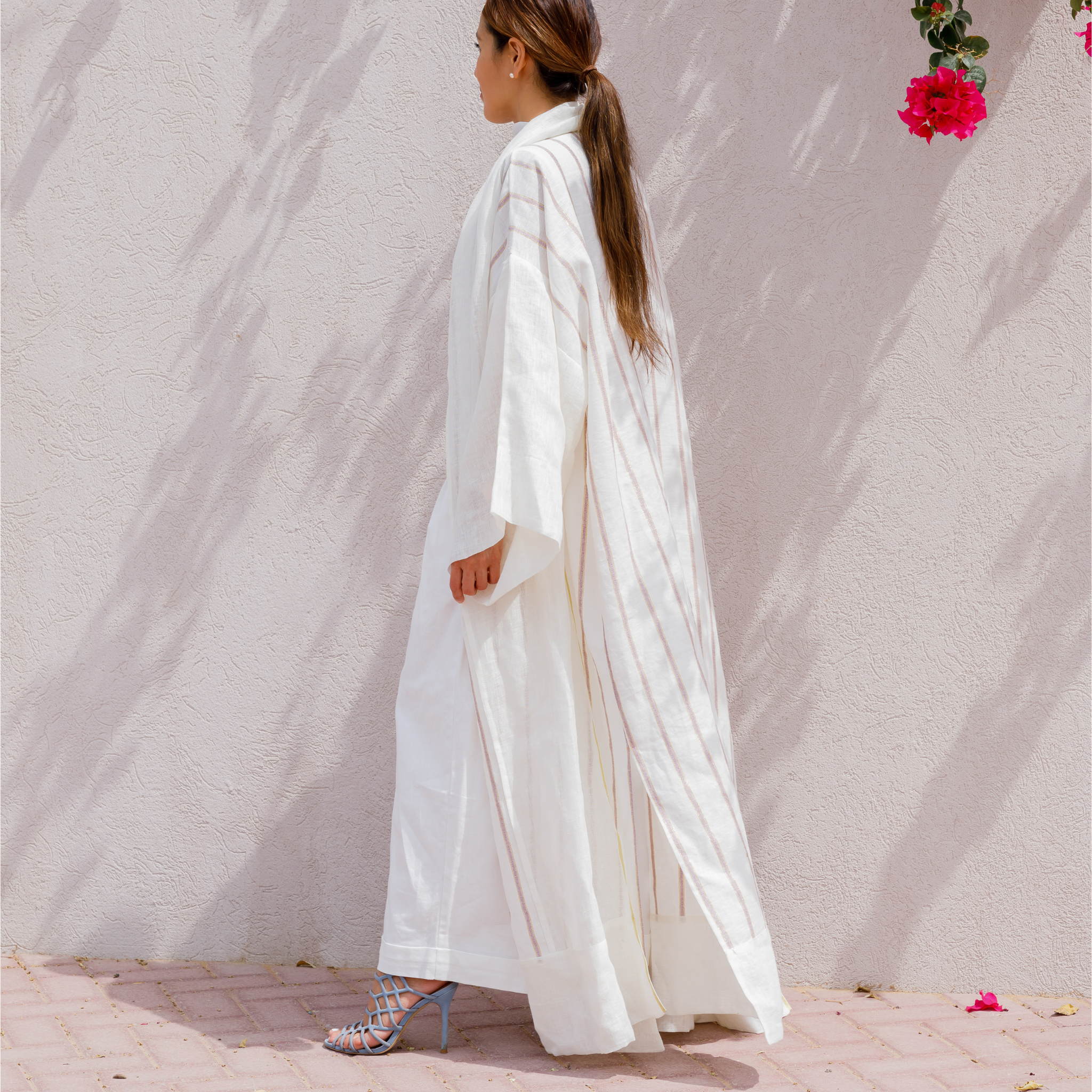 Azalia Abaya in Italian Linen
