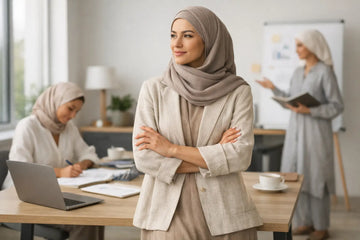 Modest Linen Outfits for Women That Work Hard