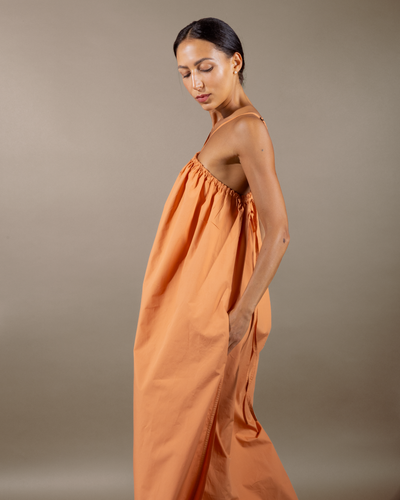 Corolina Dress in Organic Cotton Poplin