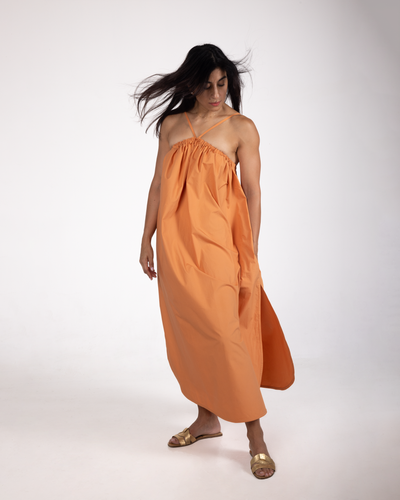 Corolina Dress in Organic Cotton Poplin