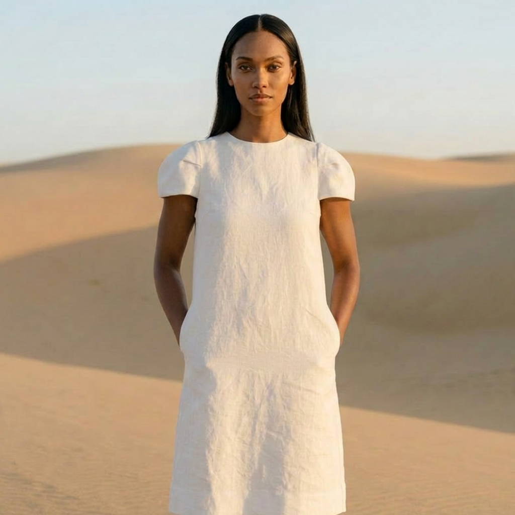 Indhu Italian Linen Dress