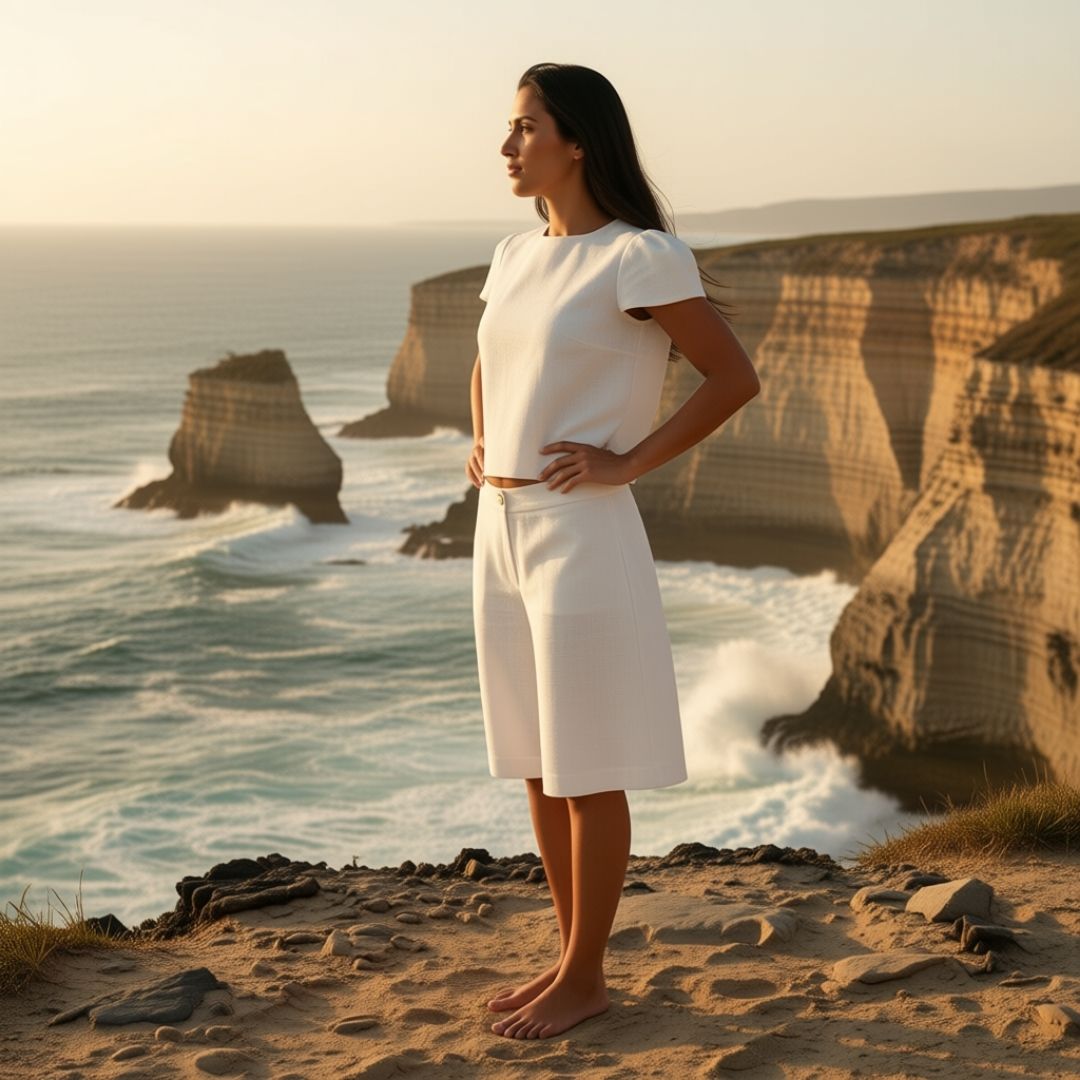 Iman Italian Linen Top | Sustainably U