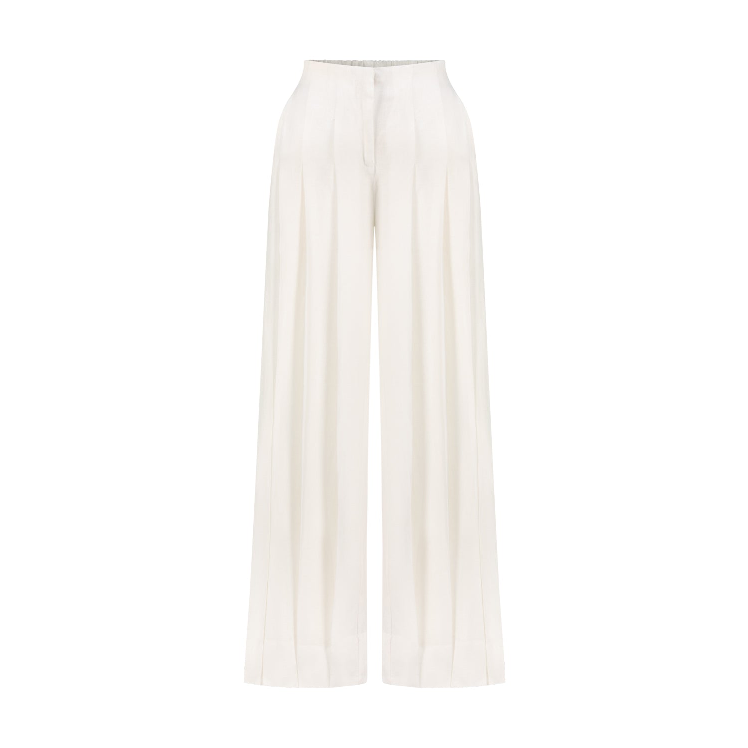 Kiana Linen Pleated Pants