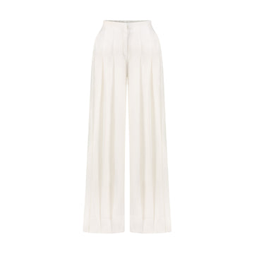 Kiana Linen Pleated Pants