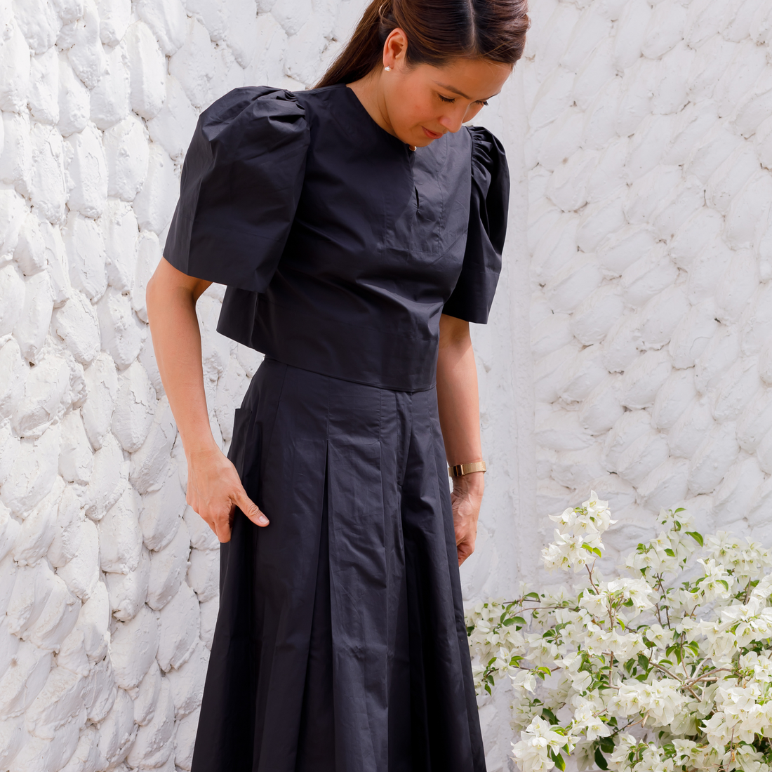 Tulip organic Cotton Set - Black