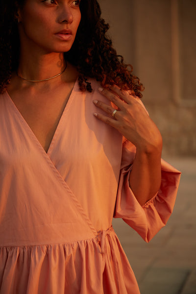 Aali Dress inOrganic Cotton, sustainable women's dress handmade in Dubai | Sustainably U