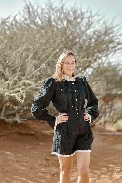 Ashi Co-ord Set in cotton full, sustainable women's fashion handmade in Dubai | Sustainably U