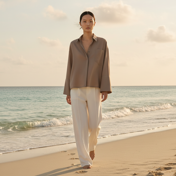 Irish linen shirt in multiple color | Sustainably U | Made in Dubai