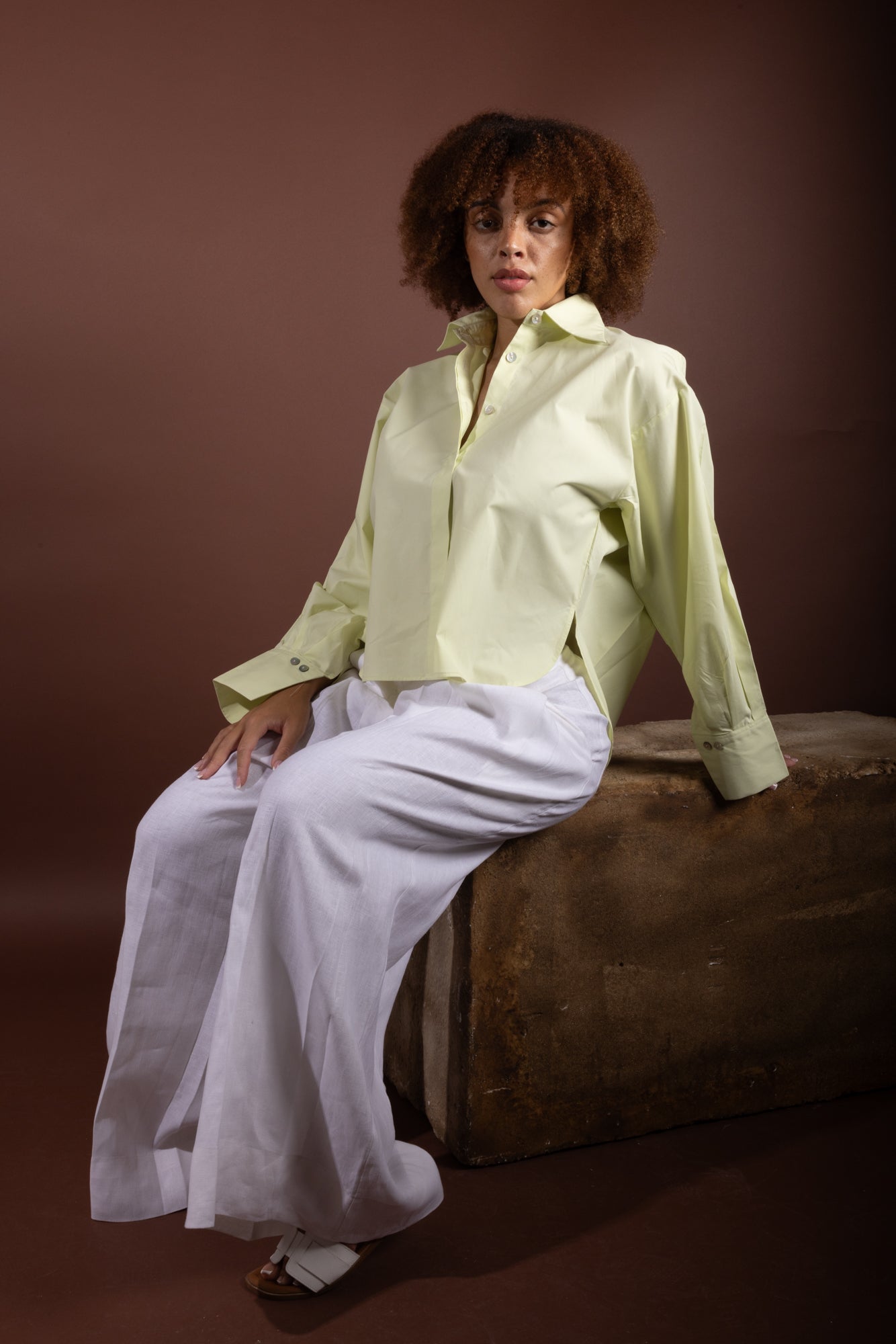 Isla Organic Cotton Shirt | made in Dubai | Sustainable Fashion | Slow Fashion 