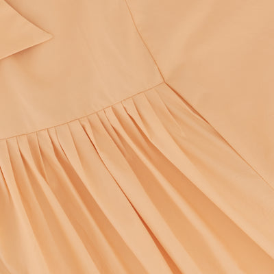Lei Dress in Organic Cotton Poplin, sustainable women's dress handmade in Dubai | Sustainably U