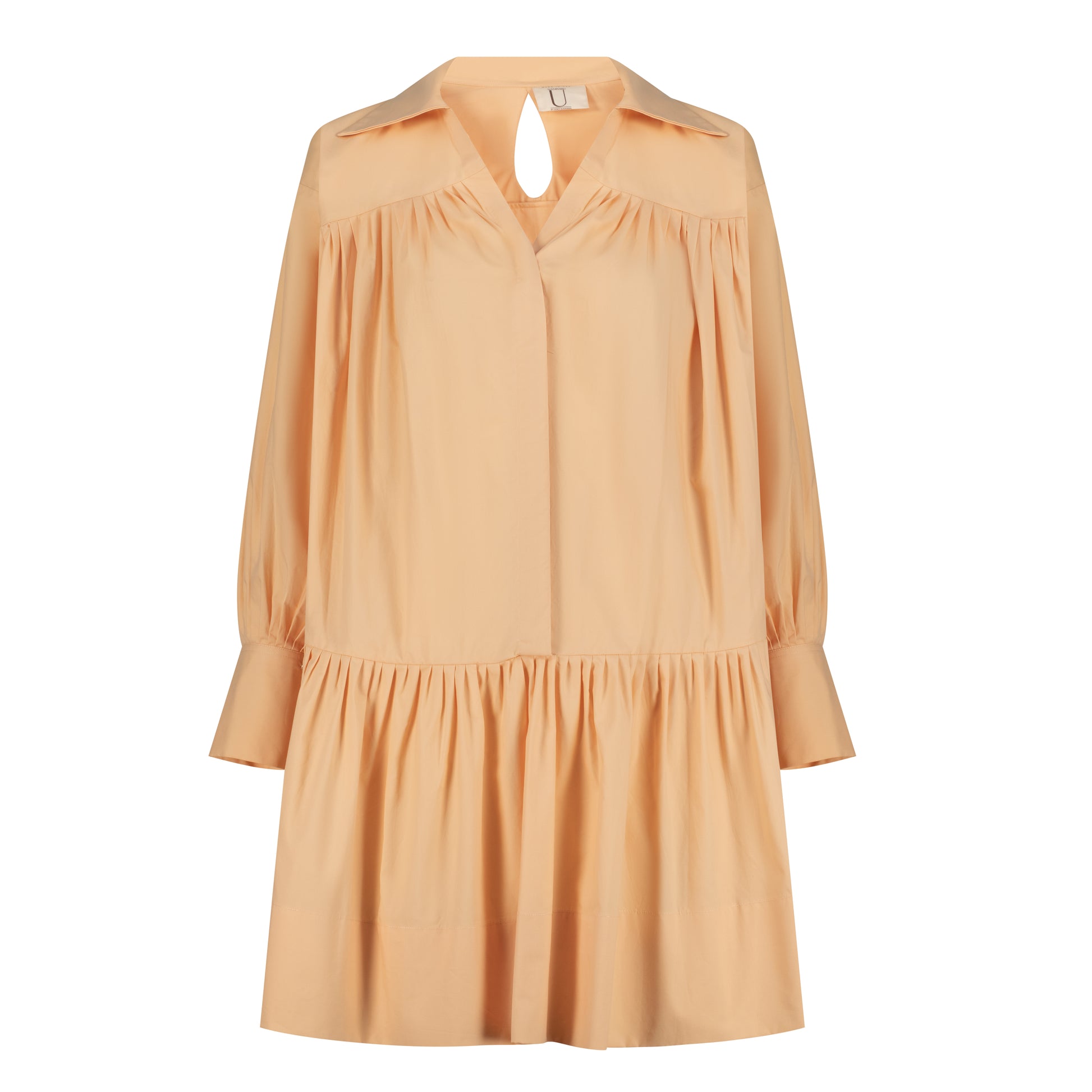 Lei Dress in Organic Cotton Poplin, sustainable women's dress handmade in Dubai | Sustainably U