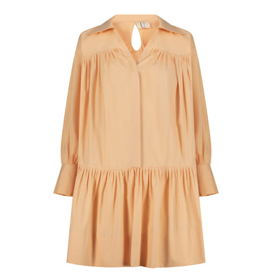 Lei Dress in Organic Cotton Poplin, sustainable women's dress handmade in Dubai | Sustainably U