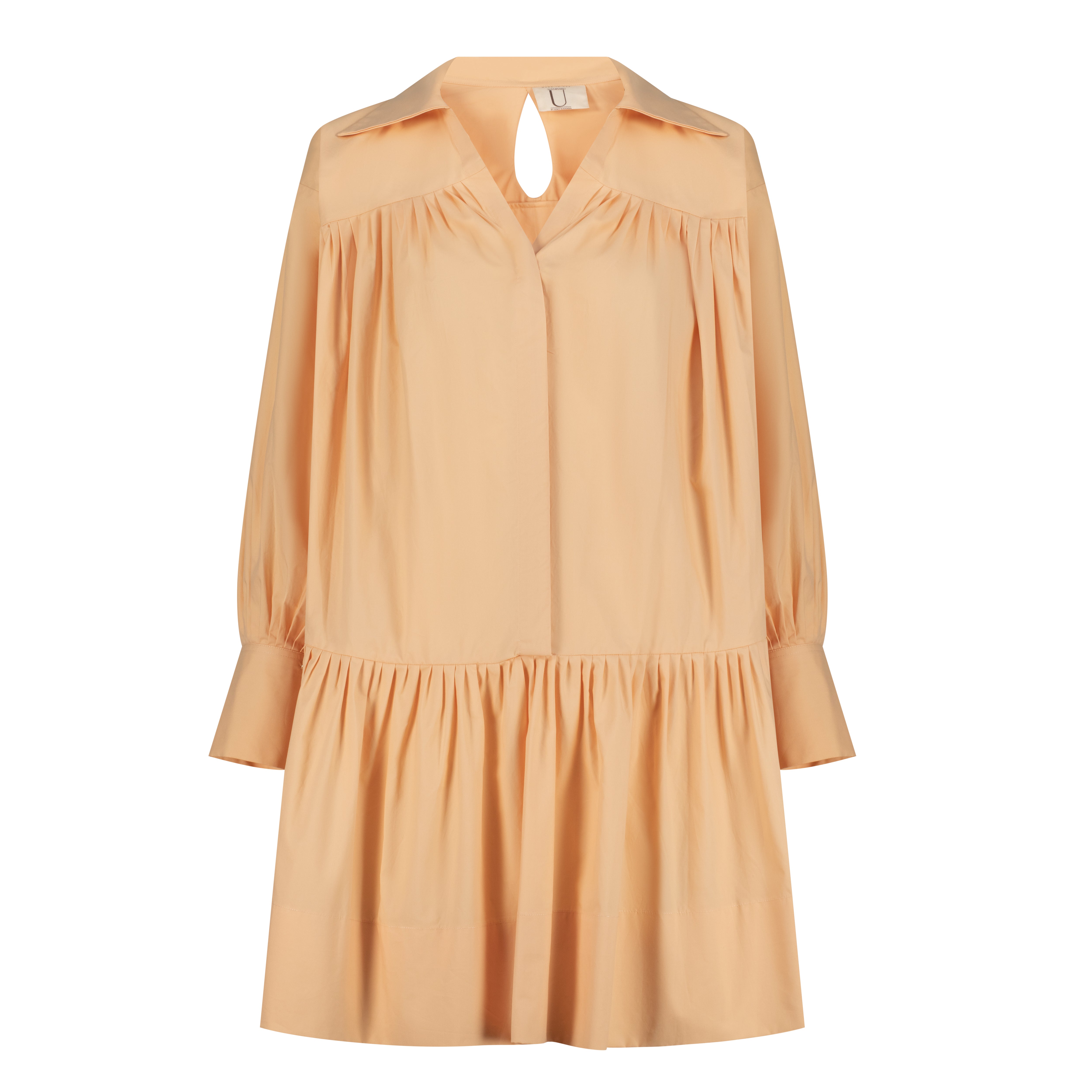 Lei Dress in Organic Cotton Poplin, sustainable women's dress handmade in Dubai | Sustainably U