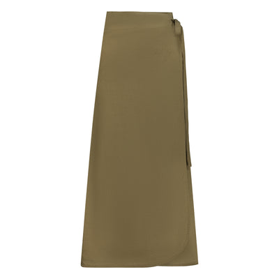 Designed and made in our Dubai studio.Linen wrap skirt. sustainable fashion. Ethical fashion brands.