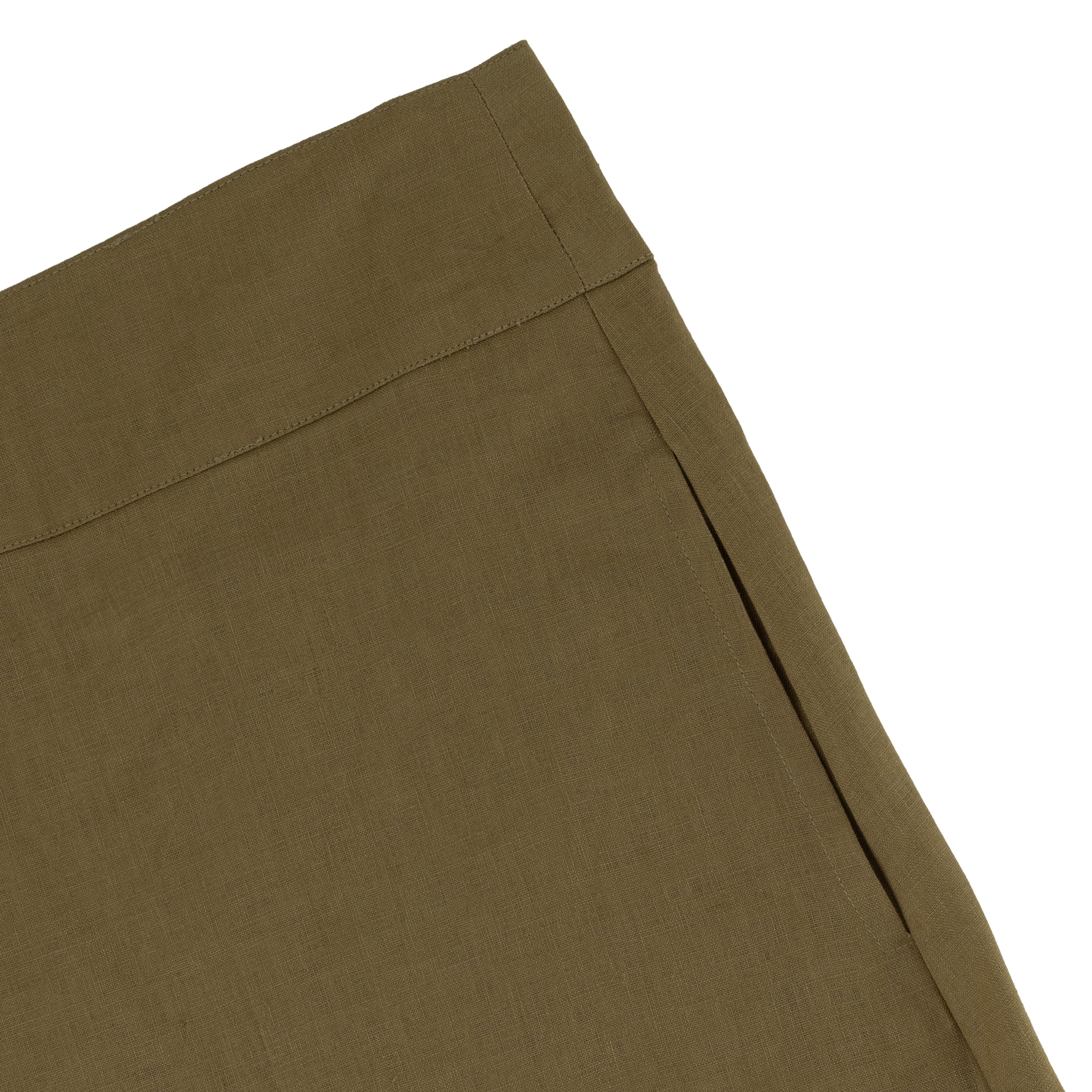 Designed and made in our Dubai studio.Linen wrap skirt. sustainable fashion. Ethical fashion brands.