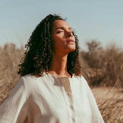 Organic Linen kaftan dress  | Sustainably U | Slow Fashion